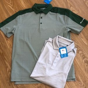 Bundle of 2 Columbia men’s Golf Polos. NWT